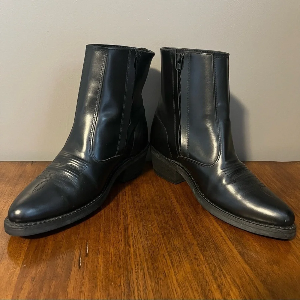 Mastersons boot company Men’s  OIL- CHEMICAL RESISTANT WORK BOOTS LEATHER Upper